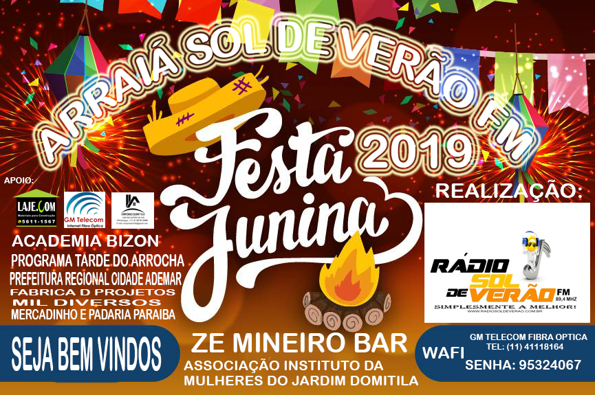 ARRAIA SOL DE VERÃO FM 2019